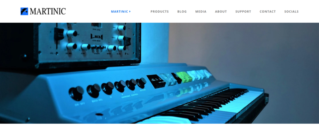 intro of Martinic Audio